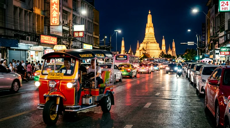 Bangkok Night Tuk-Tuk Tours: Routes, Prices & Booking